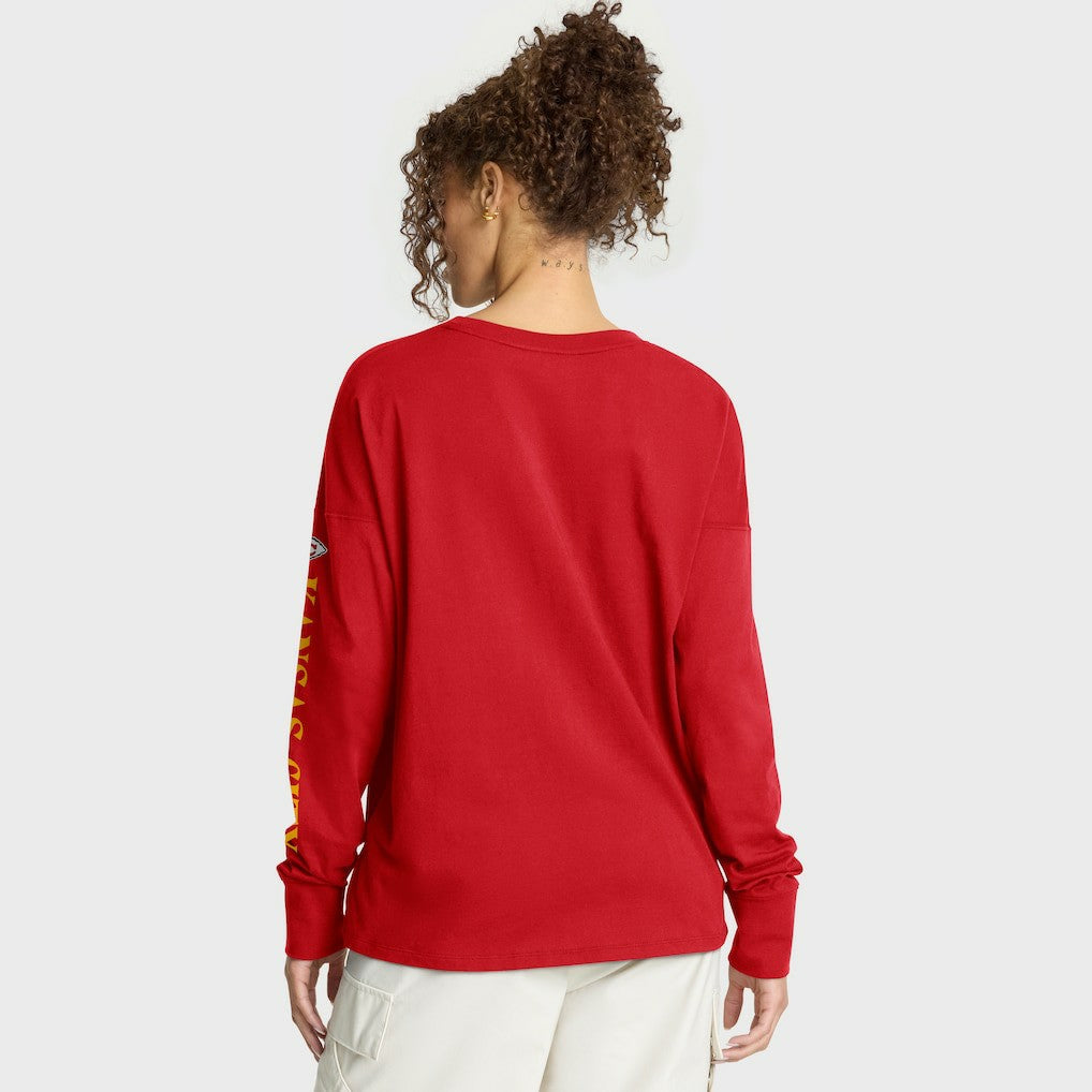 Kansas City Chiefs Fanatics Women's Hometown Legacy Long Sleeve T-Shirt