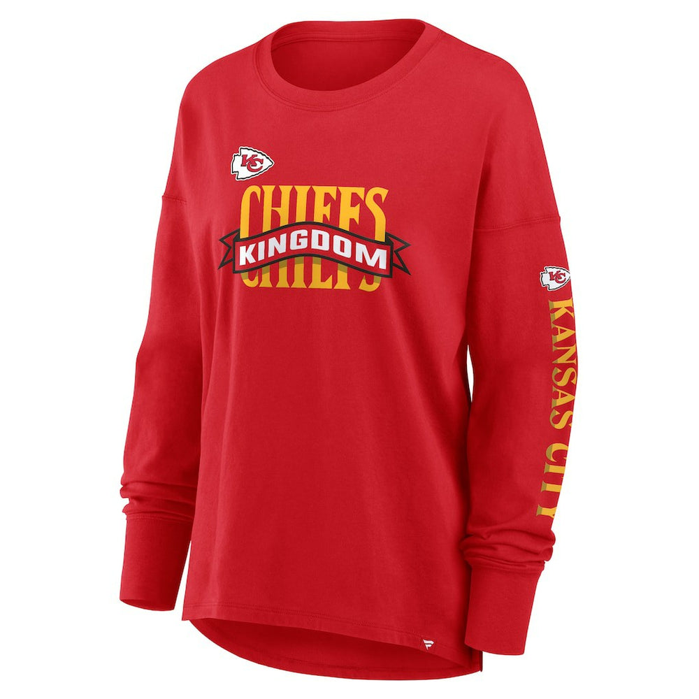 Kansas City Chiefs Fanatics Women's Hometown Legacy Long Sleeve T-Shirt