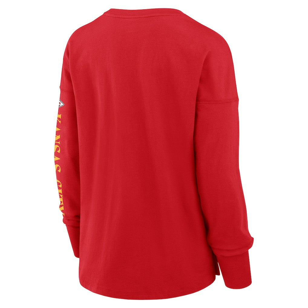 Kansas City Chiefs Fanatics Women's Hometown Legacy Long Sleeve T-Shirt