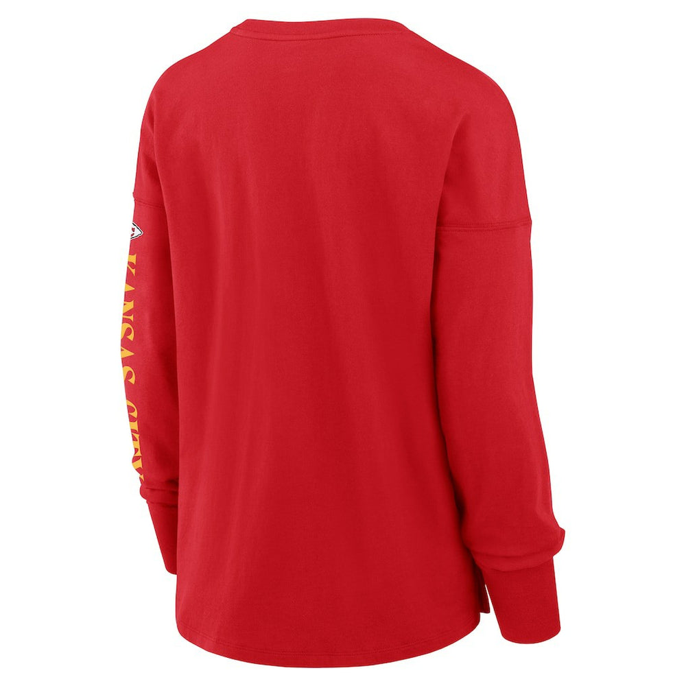 Kansas City Chiefs Fanatics Women's Hometown Legacy Long Sleeve T-Shirt