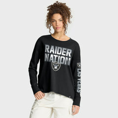 Las Vegas Raiders Fanatics Women's Hometown Legacy Long Sleeve T-Shirt