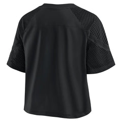 Green Bay Packers Women's Oversized Raglan V-Neck Blackout Fashion Jersey for sale