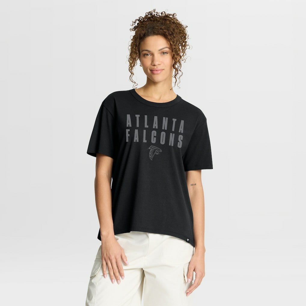 Atlanta Falcons Fanatics Women's Blackout Kneel Down Legacy T-Shirt
