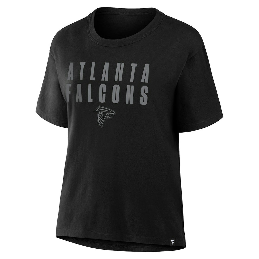 Atlanta Falcons Fanatics Women's Blackout Kneel Down Legacy T-Shirt