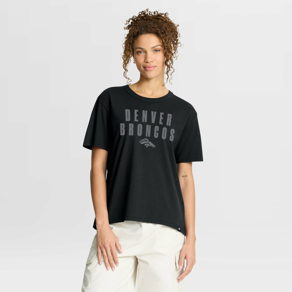 Denver Broncos Fanatics Women's Blackout Kneel Down Legacy T-Shirt