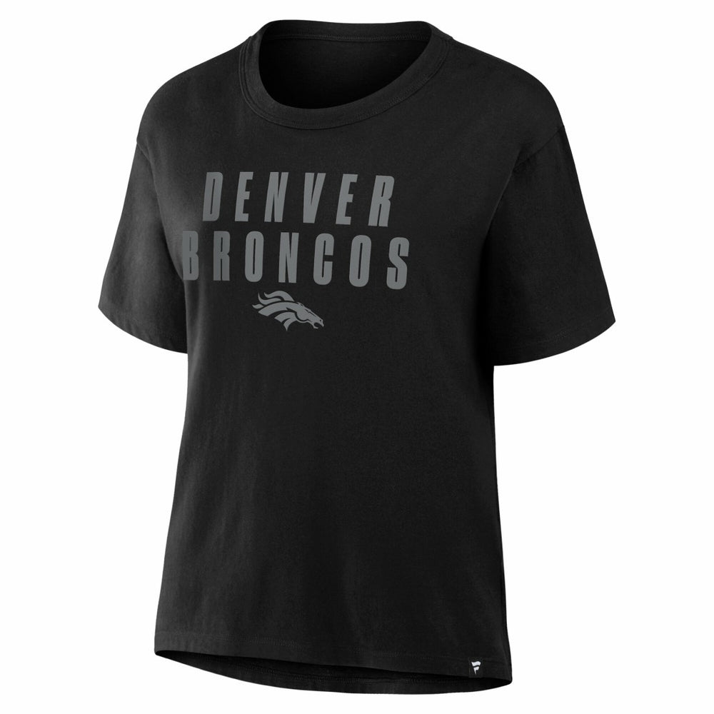 Denver Broncos Fanatics Women's Blackout Kneel Down Legacy T-Shirt