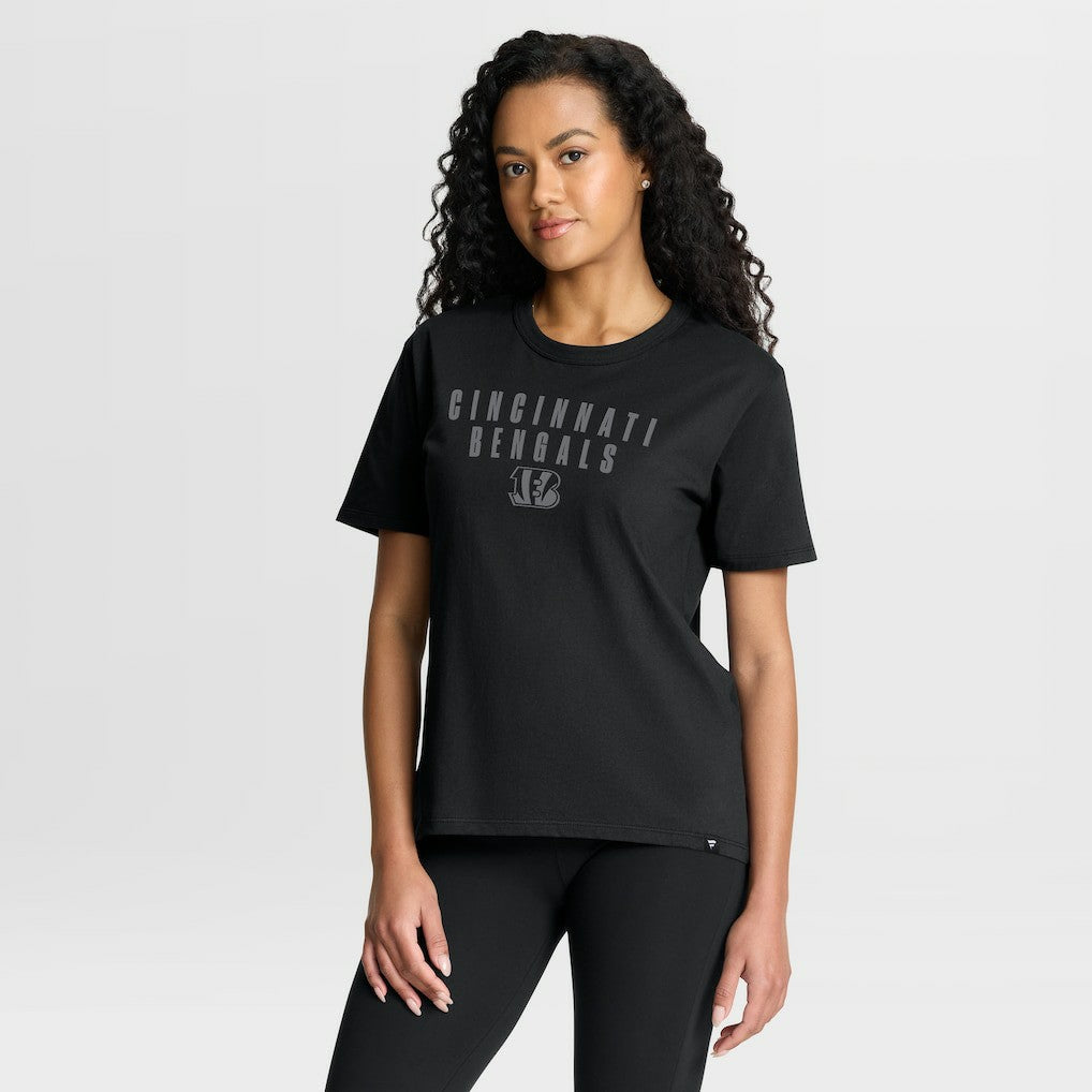 Cincinnati Bengals Fanatics Women's Blackout Kneel Down Legacy T-Shirt