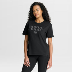 Cincinnati Bengals Fanatics Women's Blackout Kneel Down Legacy T-Shirt
