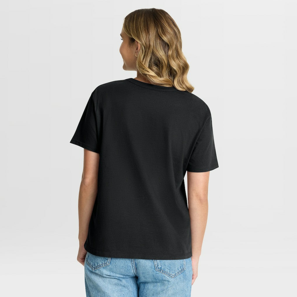 New Orleans Saints Fanatics Women's Blackout Kneel Down Legacy T-Shirt