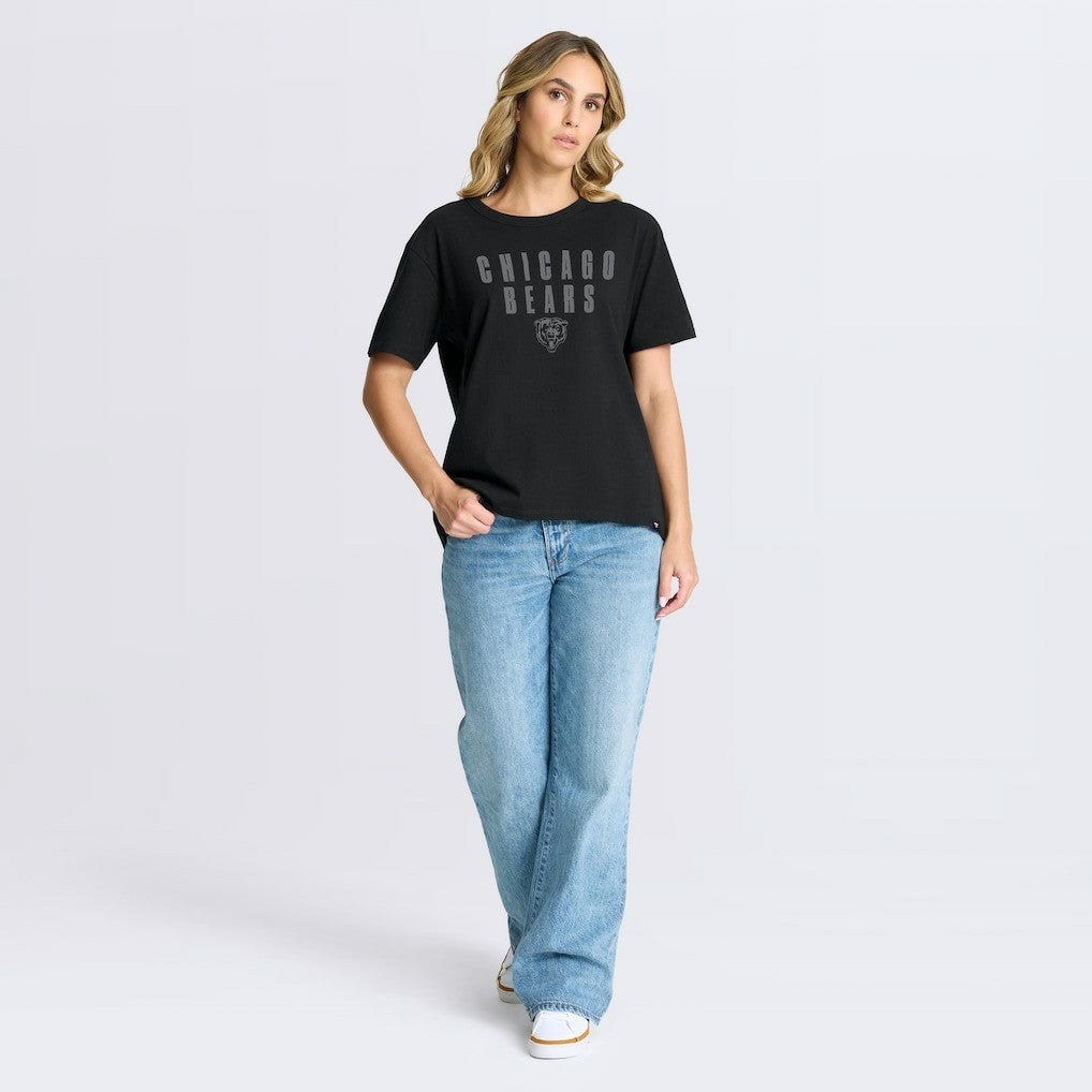 Chicago Bears Fanatics Women's Blackout Kneel Down Legacy T-Shirt