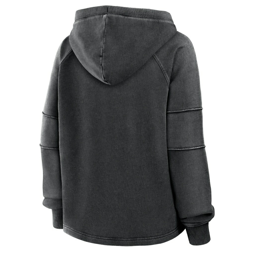 San Francisco 49ers Fanatics Women's Oversized Raglan Gridiron Hoodie