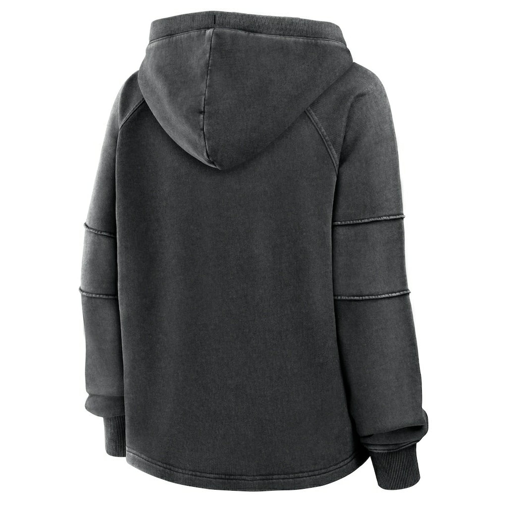 San Francisco 49ers Fanatics Women's Oversized Raglan Gridiron Hoodie