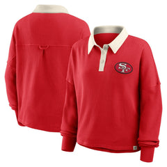 San Francisco 49ers Fanatics Women's Oversized Hometown Premium Thermal Long Sleeve Shirt