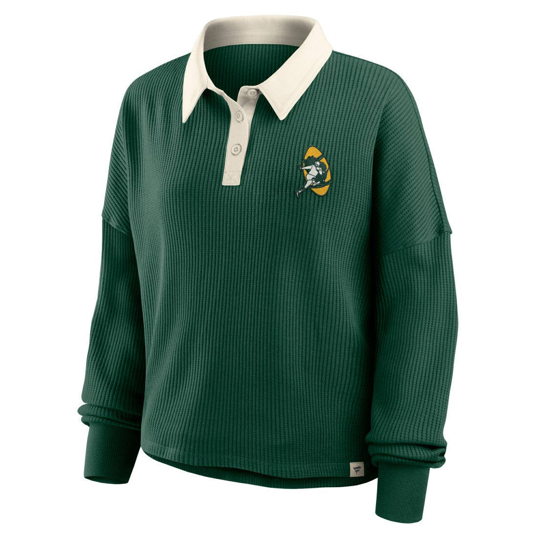Green Bay Packers Fanatics Women's Oversized Hometown Premium Thermal Long Sleeve Shirt