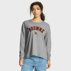 Cleveland Browns Fanatics Women's Hometown Legacy Long Sleeve T-Shirt