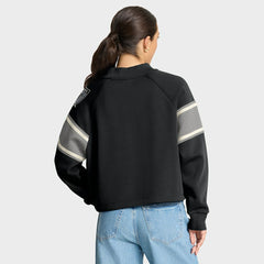 Las Vegas Raiders Fanatics Oversized Hometown Toss Sweep Mock Neck Pullover