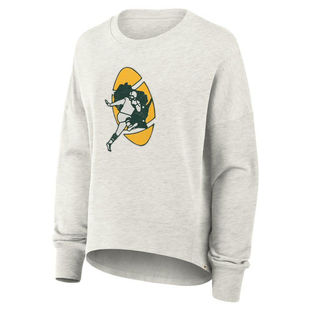 Green Bay Packers Fanatics Women's Oversized Hometown Pullover Sweatshirt