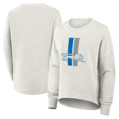 Detroit Lions Fanatics Women's Oversized Hometown Pullover Sweatshirt