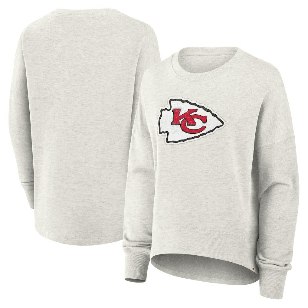 Kansas City Chiefs Fanatics Women's Oversized Hometown Pullover Sweatshirt