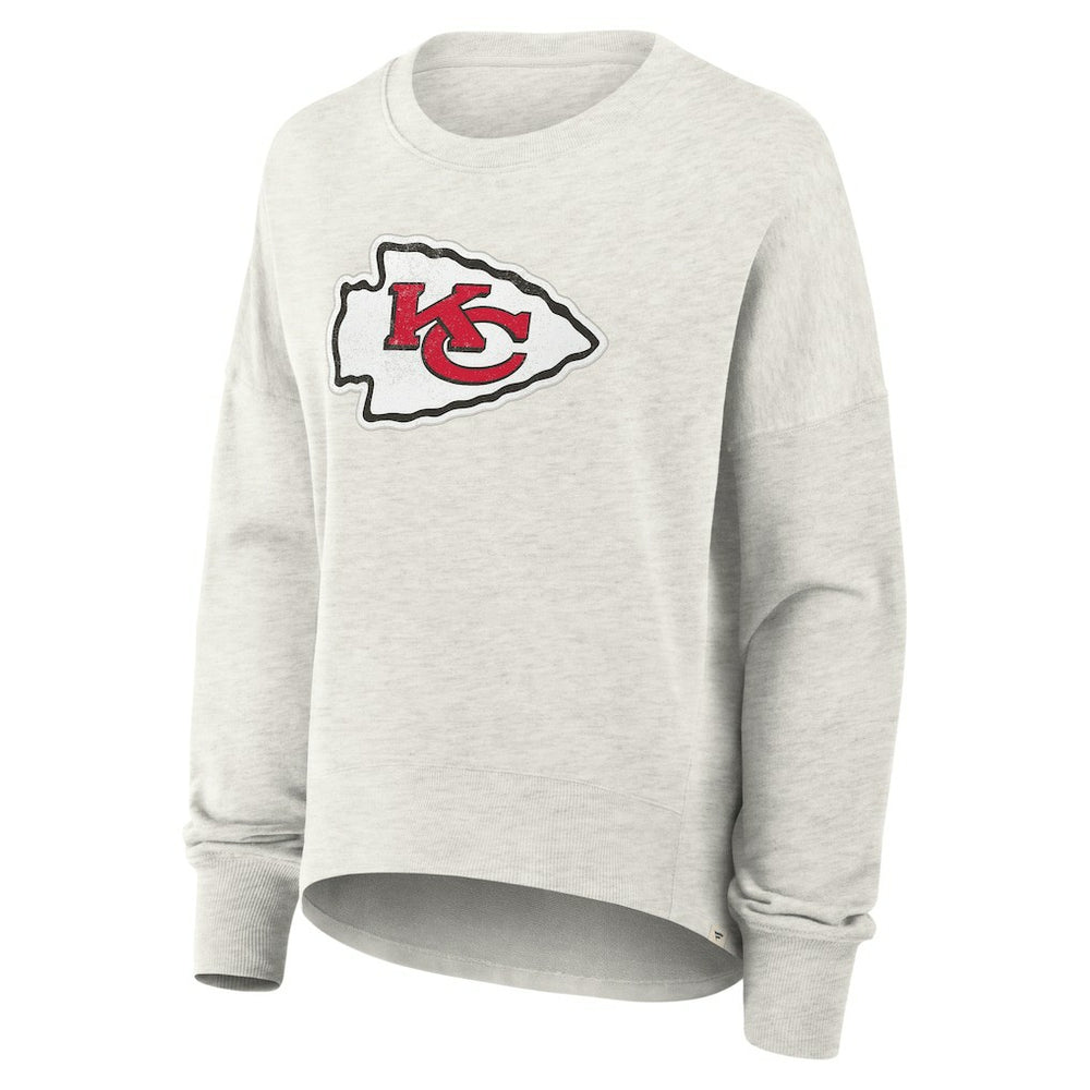 Kansas City Chiefs Fanatics Women's Oversized Hometown Pullover Sweatshirt