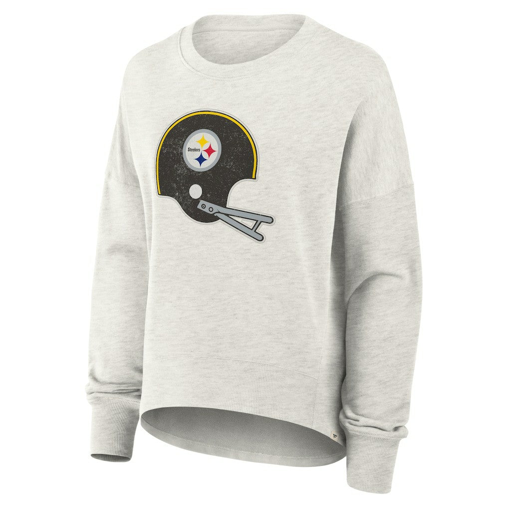 Pittsburgh Steelers Fanatics Women's Oversized Hometown Pullover Sweatshirt