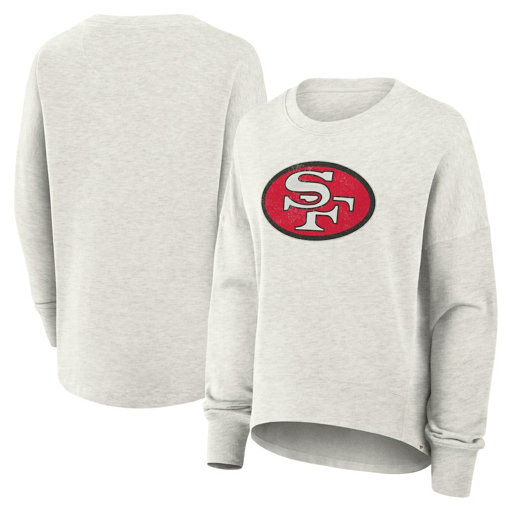 San Francisco 49ers Fanatics Women's Oversized Hometown Pullover Sweatshirt