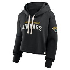 Jacksonville Jaguars Fanatics Women's Oversized Hometown Heritage Cropped Hoodie