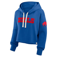 Buffalo Bills Fanatics Women's Oversized Hometown Heritage Cropped Hoodie