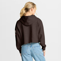 Cleveland Browns Fanatics Women's Oversized Hometown Heritage Cropped Hoodie