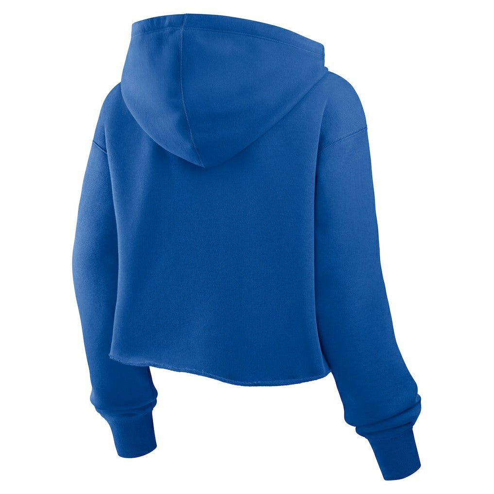 Denver Broncos Fanatics Women's Oversized Hometown Heritage Cropped Hoodie