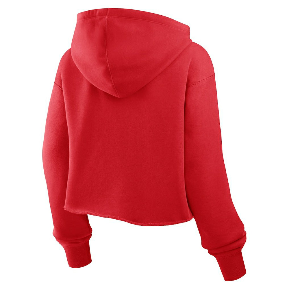 Kansas City Chiefs Fanatics Women's Oversized Hometown Heritage Cropped Hoodie