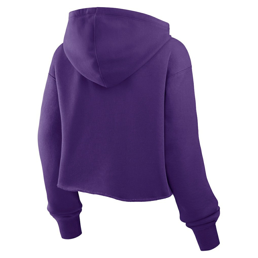 Minnesota Vikings Fanatics Women's Oversized Hometown Heritage Cropped Hoodie