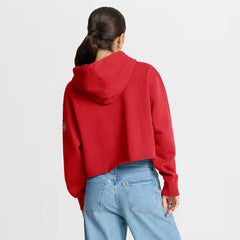 San Francisco 49ers Fanatics Women's Oversized Hometown Heritage Cropped Hoodie