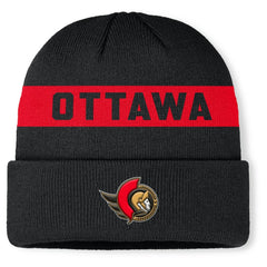 Ottawa Senators Fanatics Authentic Pro Rink Cuffed Knit Hat For Sale