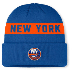 New York Islanders Fanatics Authentic Pro Rink Cuffed Knit Hat For Sale
