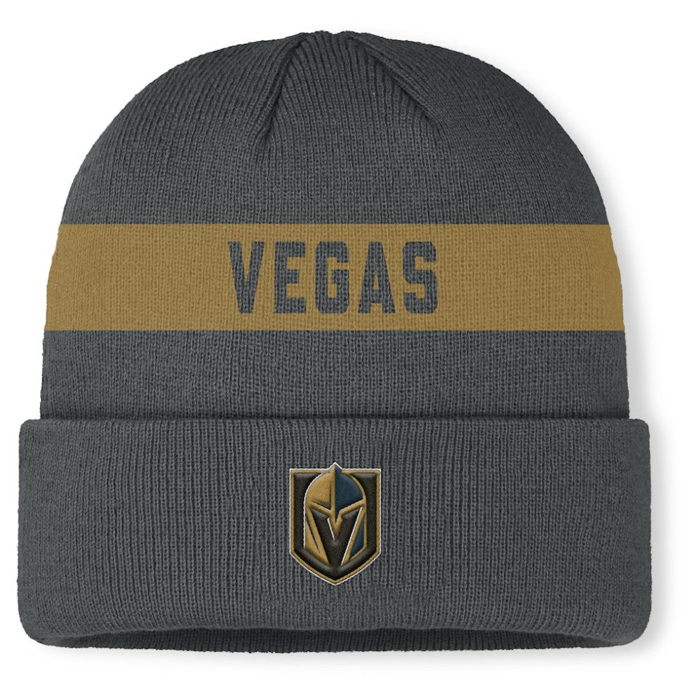 Vegas Golden Knights Fanatics Authentic Pro Rink Cuffed Knit Hat Online