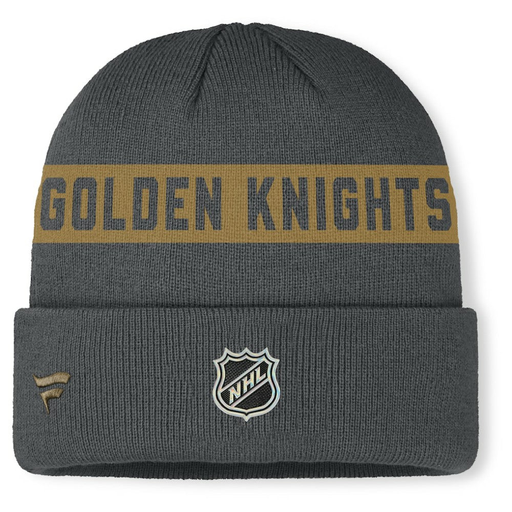 Vegas Golden Knights Fanatics Authentic Pro Rink Cuffed Knit Hat Online