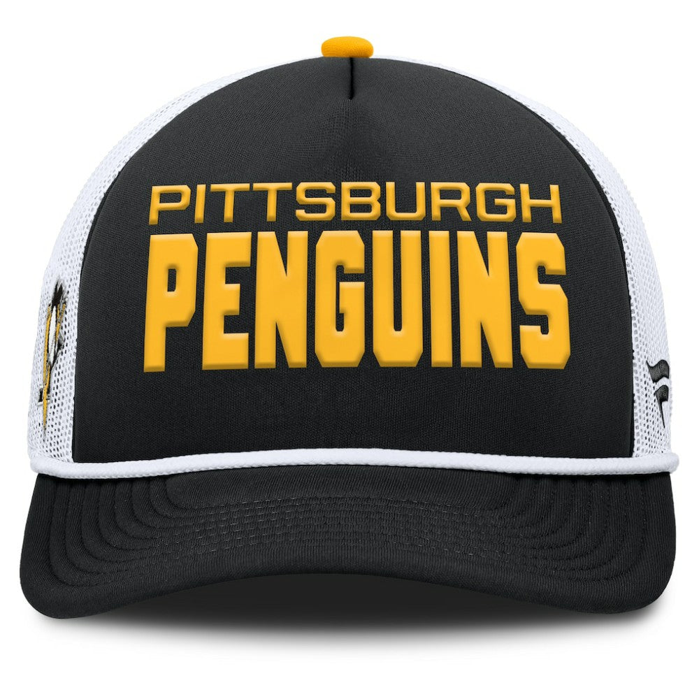 Pittsburgh Penguins Fanatics Authentic Pro Rink A-Frame Adjustable Hat Discount