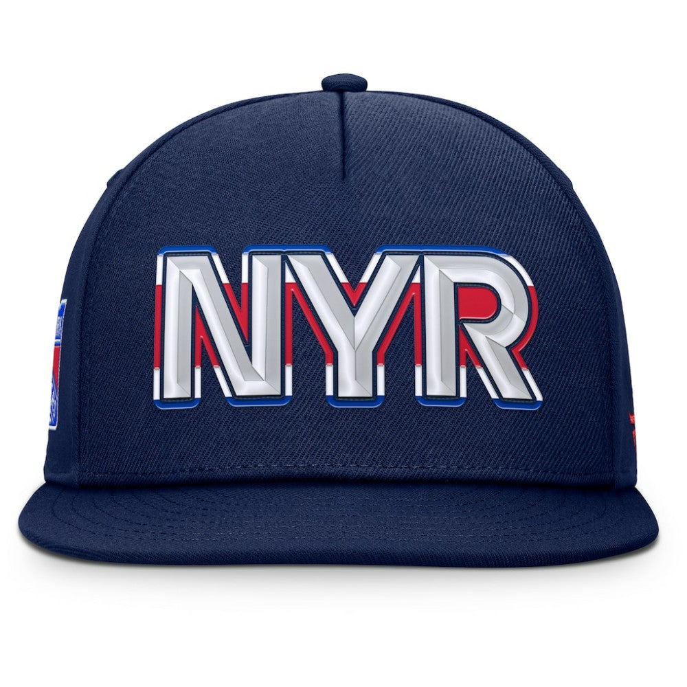 New York Rangers Fanatics Authentic Pro Rink Team Code Snapback Hat Online