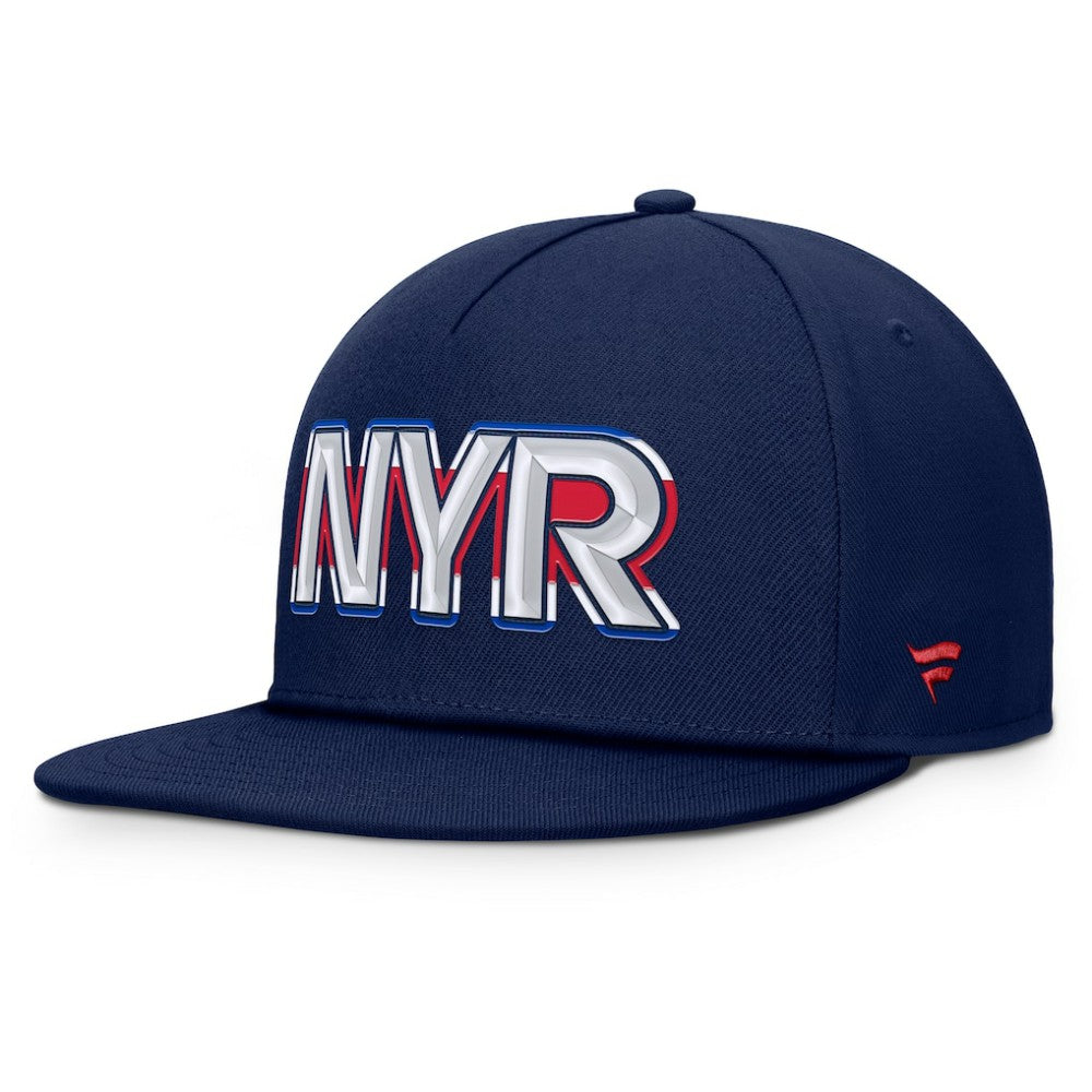 New York Rangers Fanatics Authentic Pro Rink Team Code Snapback Hat Online