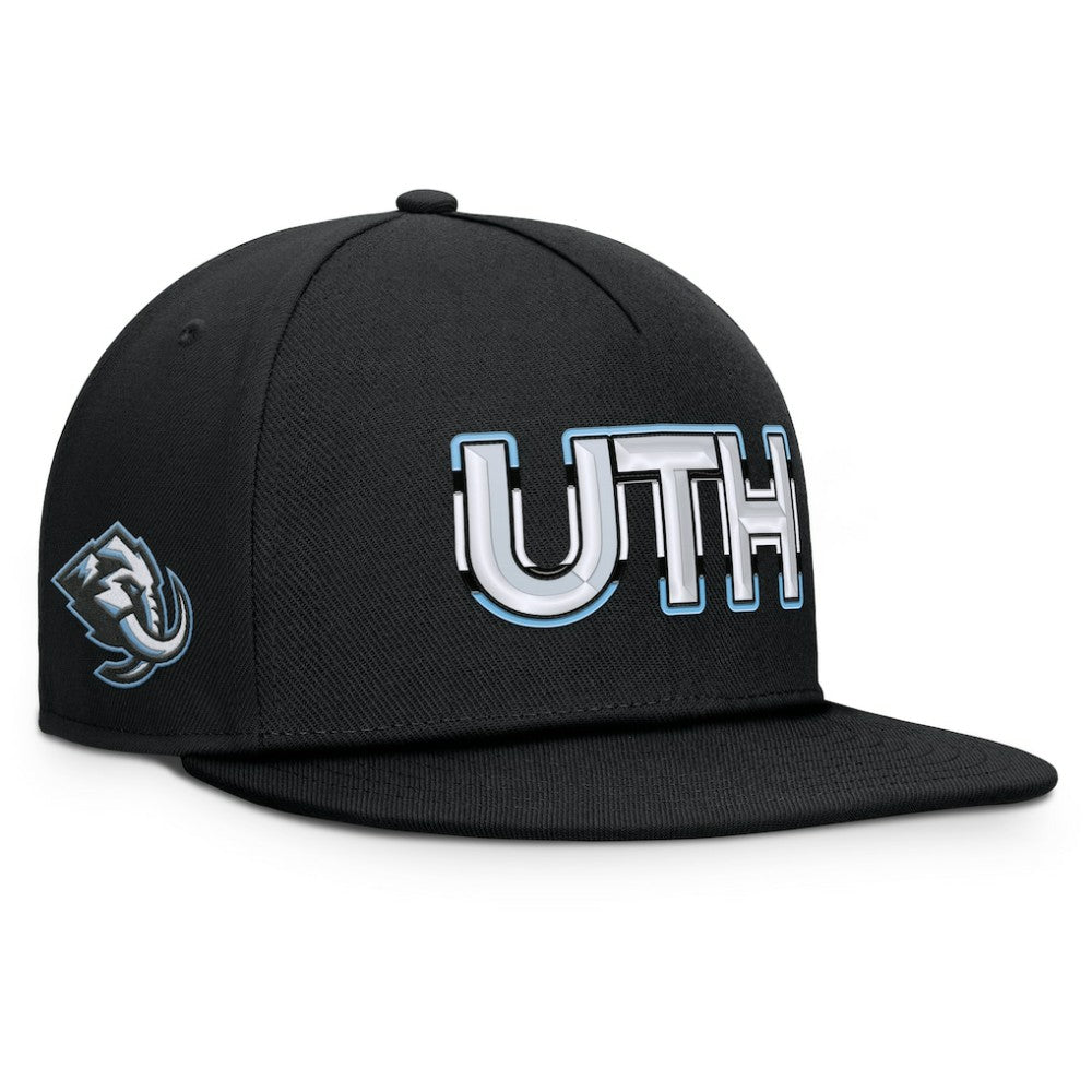 Utah Mammoth Fanatics Authentic Pro Rink Team Code Snapback Hat Sale