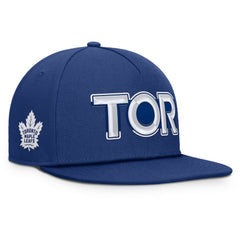 Toronto Maple Leafs Fanatics Authentic Pro Rink Team Code Snapback Hat Discount