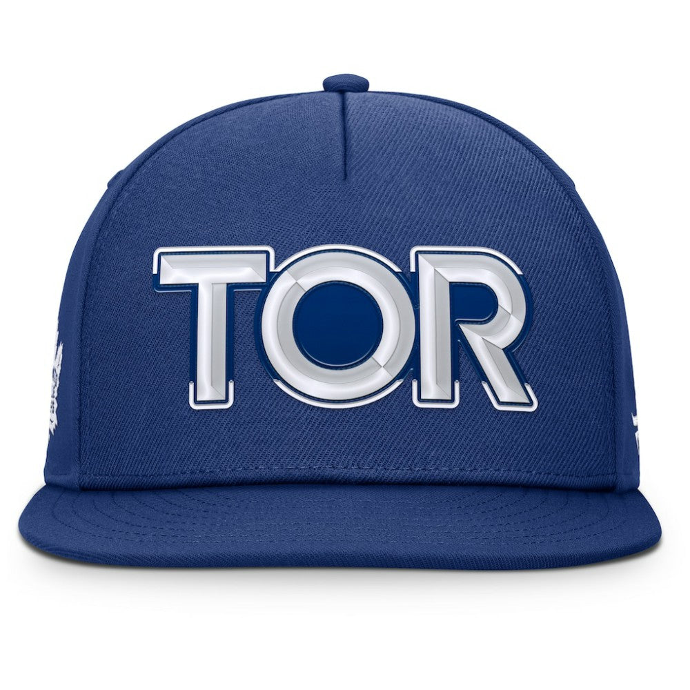 Toronto Maple Leafs Fanatics Authentic Pro Rink Team Code Snapback Hat Discount
