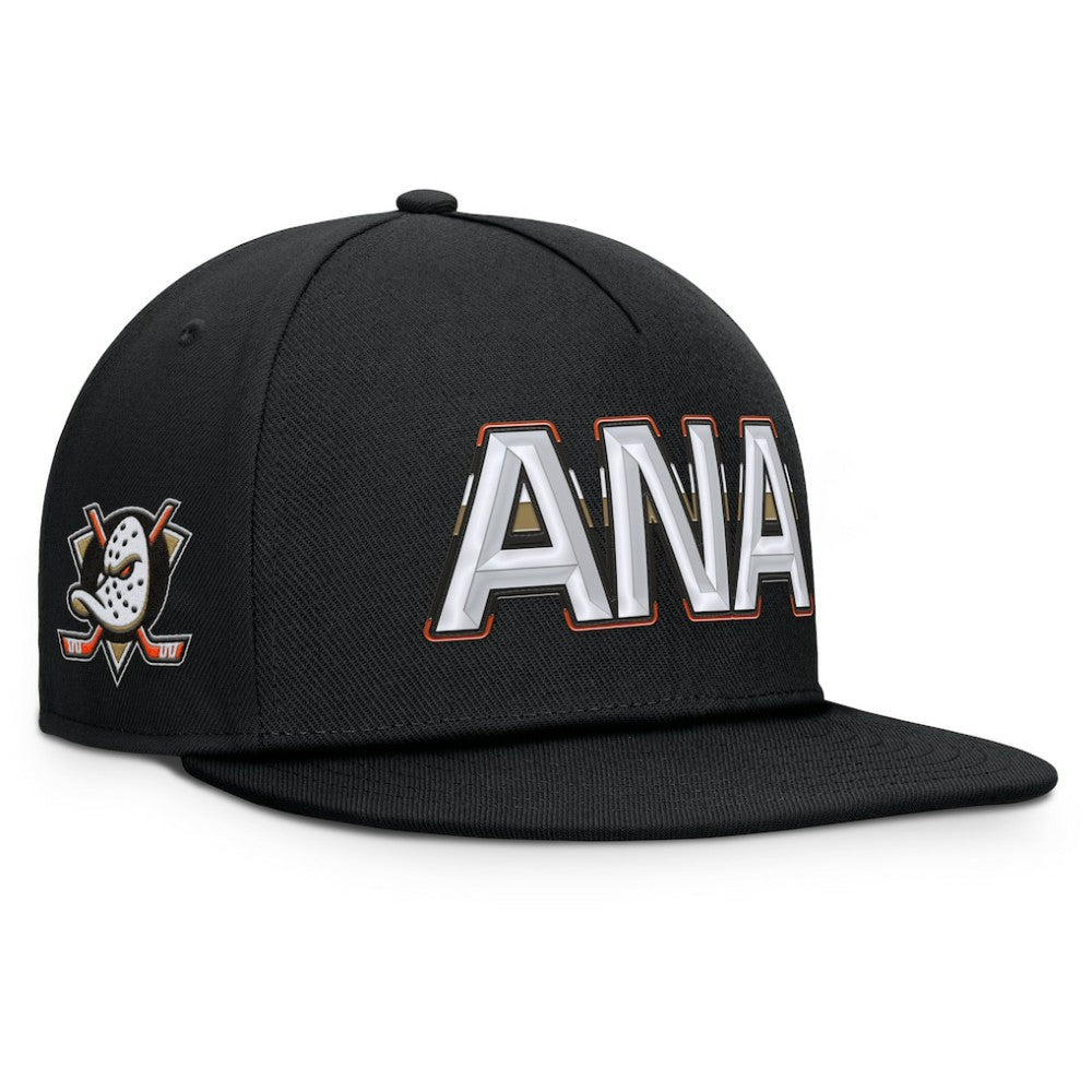 Anaheim Ducks Fanatics Authentic Pro Rink Team Code Snapback Hat Sale
