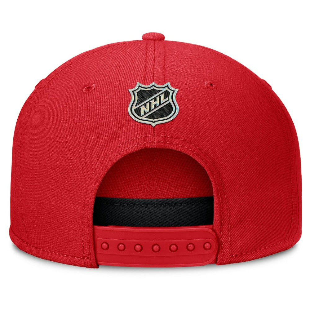 Calgary Flames Fanatics Authentic Pro Rink Team Code Snapback Hat Outlet
