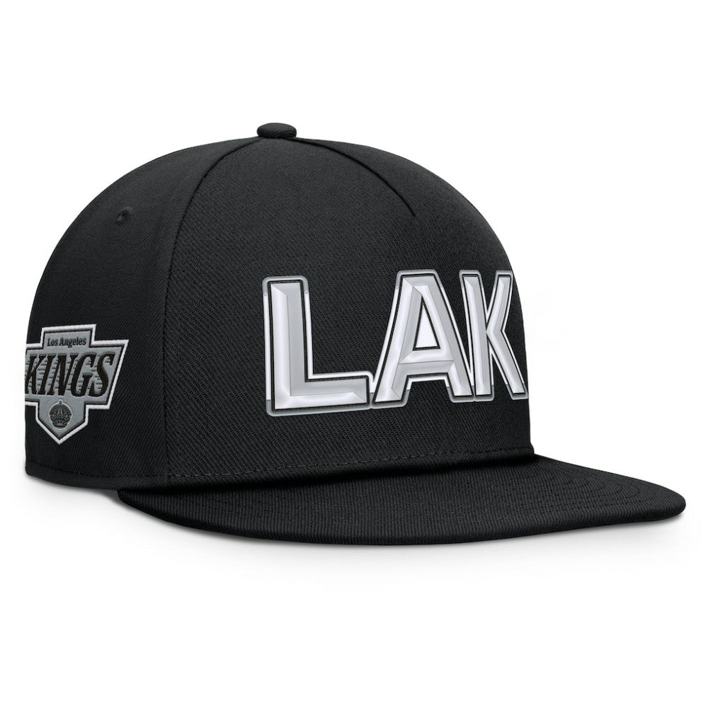 Los Angeles Kings Fanatics Authentic Pro Rink Team Code Snapback Hat Online
