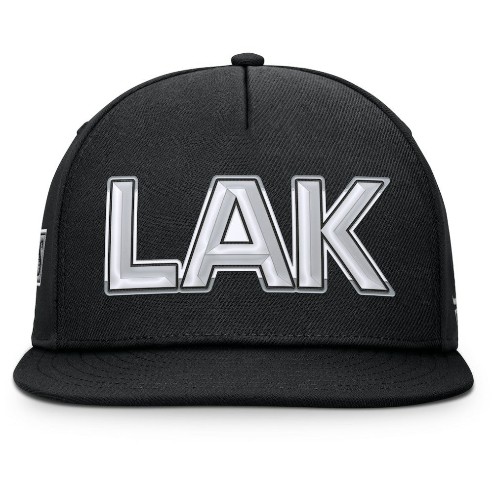 Los Angeles Kings Fanatics Authentic Pro Rink Team Code Snapback Hat Online