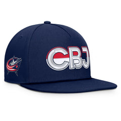 Columbus Blue Jackets Fanatics Authentic Pro Rink Team Code Snapback Hat Outlet