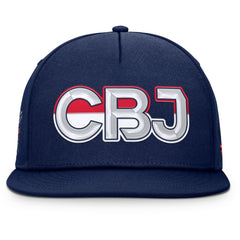 Columbus Blue Jackets Fanatics Authentic Pro Rink Team Code Snapback Hat Outlet