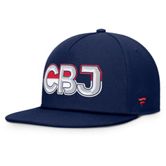 Columbus Blue Jackets Fanatics Authentic Pro Rink Team Code Snapback Hat Outlet